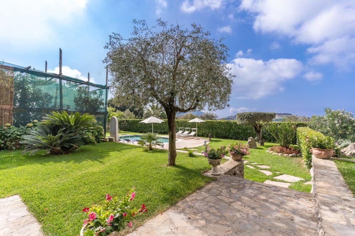 Villa Mimosa Rustic Elegance Views & Pool Massa Lubrense Luaran gambar