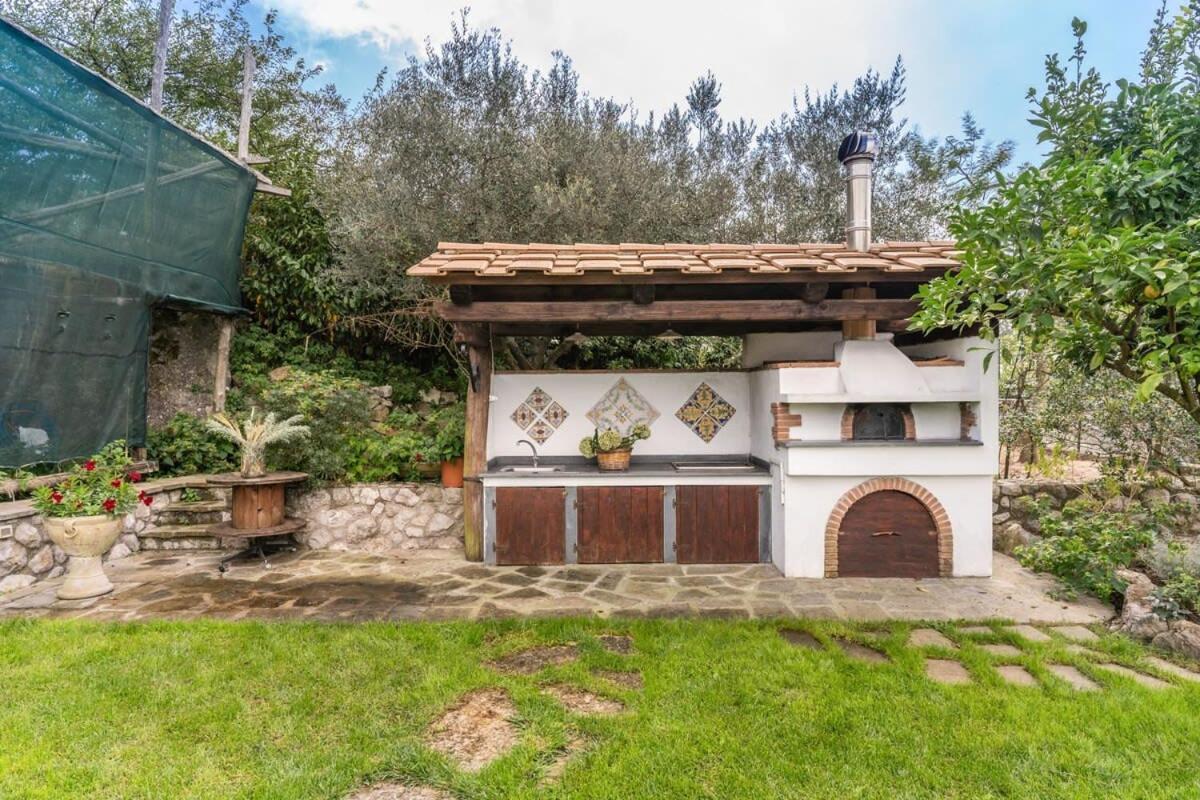 Villa Mimosa Rustic Elegance Views & Pool Massa Lubrense Luaran gambar