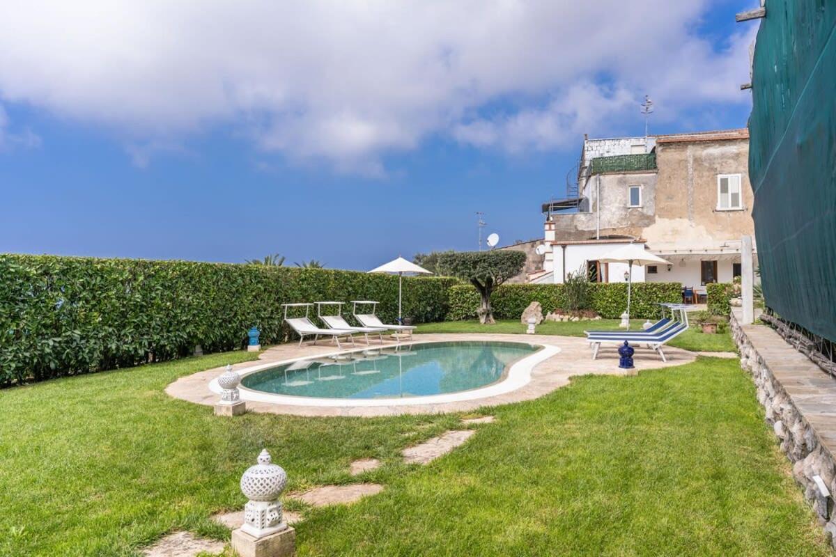 Villa Mimosa Rustic Elegance Views & Pool Massa Lubrense Luaran gambar
