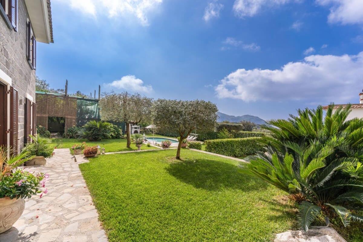 Villa Mimosa Rustic Elegance Views & Pool Massa Lubrense Luaran gambar